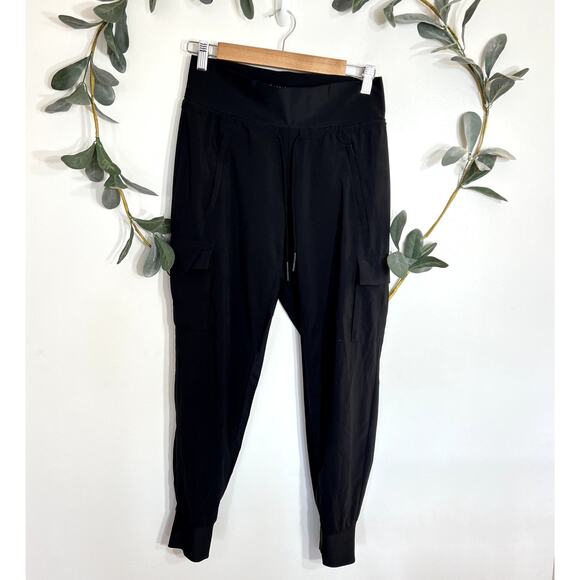 Athleta Black Cargo Joggers LAST CALL - Picture 1 of 10